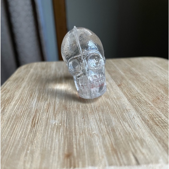 Mixed Lot of 4 figural drawer pulls knobs metal glass butterfly fox skull claw - Picture 2 of 14